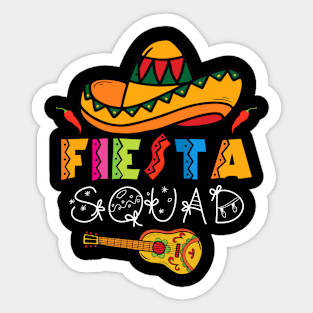 Fiesta Squad Cinco De Mayo Sticker